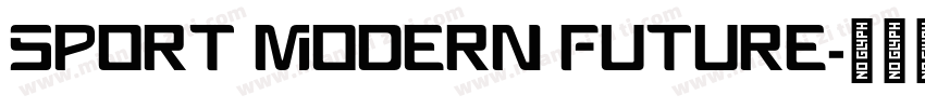 Sport Modern Future字体转换